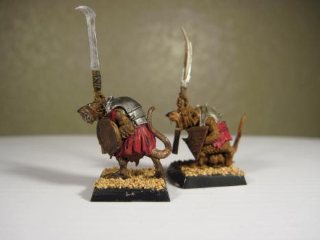 Skaven Clanrats with spears, Island of Blood by Sanper