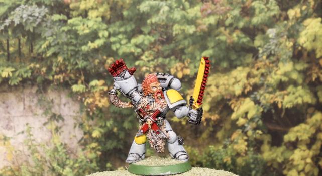 Space Wolves Blood Claws Sergeant by austinio