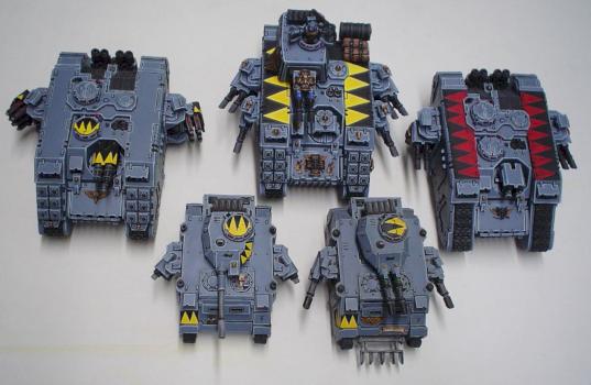 Space Wolves Tanks by Zuzu