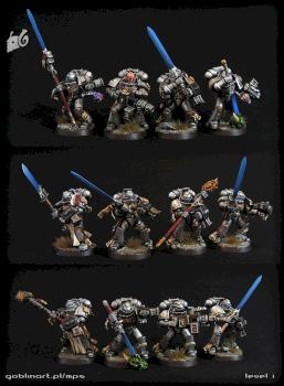 Grey Knights squad by GoblinArt