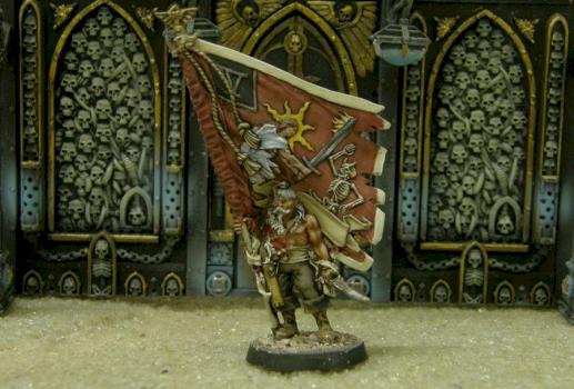 Vostroyan Standard Bearer by DarkCornerPainting