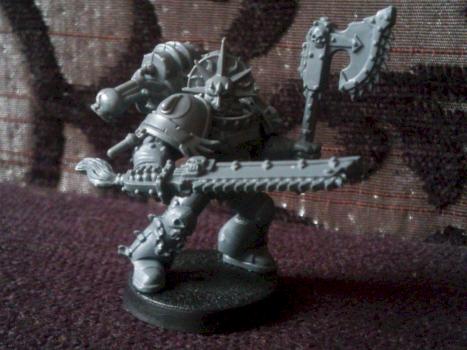 Alpha Legion Renegade Berserker Champion (WiP) by ChaosRampage