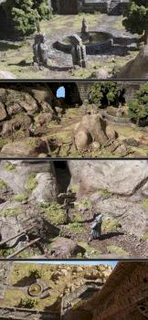 Fortress of the Griffin (Detail views) by mmoontoro