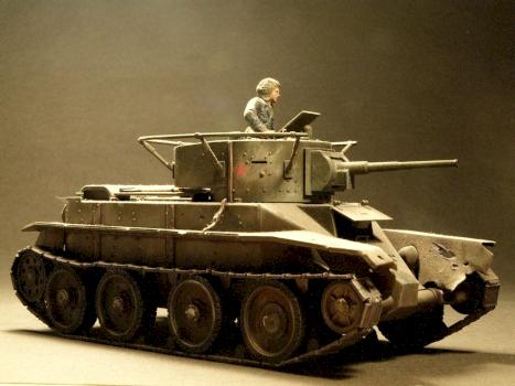 1/35 BUILT ITALERI Russian BT 5 WW2 high-speed tank by Finecraftpoland