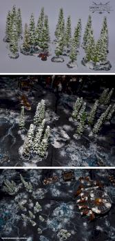 SNOW FOREST BOX, 25x TREES by studiolevel
