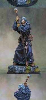 54mm Raistlin majere by Theminiaturepainter