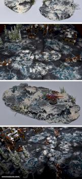 3x SNOW ROCK HILLS SET by studiolevel