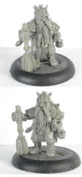 Dwarf - Warlord - 22 mm by Lafeenoirecreations
