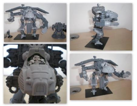 Adeptus Mechanicus Knight Titan - WIP by ziggy fishbone