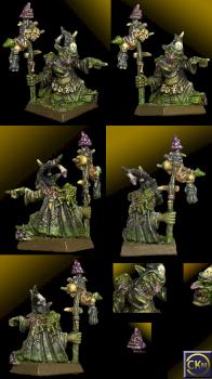 Goblin wizard (28 mm) by Chasm Keeper