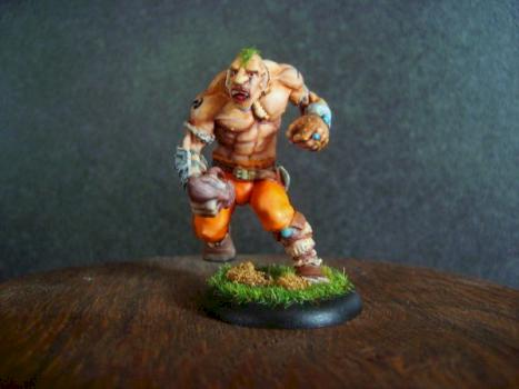 Bloodbowl Ogre convertion by Gandalfbe