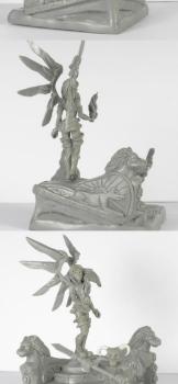 Winged Elf - New version - 28 mm by Lafeenoirecreations