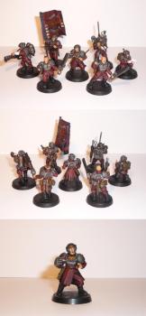 Imperial Guard Command Squad by Marins