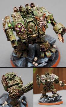 Nurgle, Death Guard, Dreadnought, Black Death by LuckyNo.5