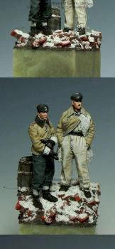 Panzer Meyer & Max Wunsche during the battle of Kharkov by EricChan1981