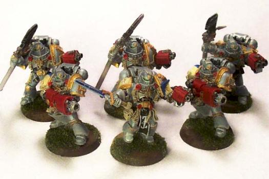 Warhammer 40k Grey Knights in Power Armor by CM Miniatures