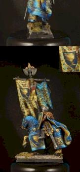 Warhammer Bretonnian Lord with Standard by rene