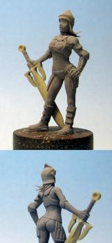 girl knight by roninlk