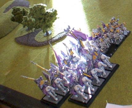 Dragon Princes on the flank by Vaul