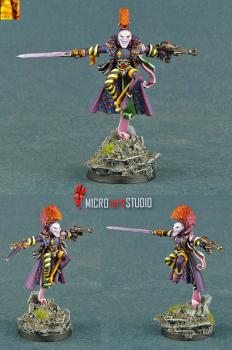 Eldar Harlequin Troupe Master by MiG