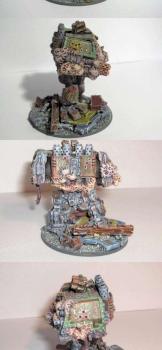 Death Guard Battle damaged Dreadnought by Matyilinko