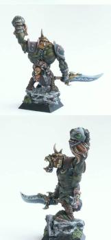 Ork.  Amok Slayers Boss by ZHaDum