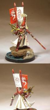 Eldar Autarch of Saim Hann by Kaleb Daark