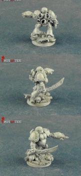 Death Guard Aspiring Champion by Asmodean