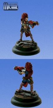 Necromunda Escher Gang Leader – Ganger conversion by Michal