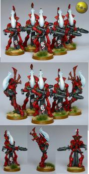 Eldar Wraithguard Saim Hann Squad by nels0nmac
