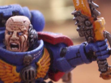 Space Marines Captain by adamp