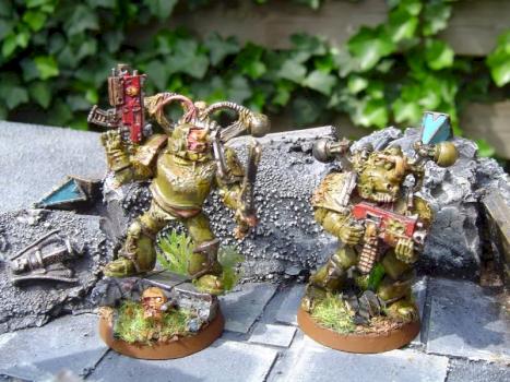 Nurgle Death Guard marines by kerrigan
