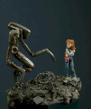 Billie et le robot by sylviefrancois