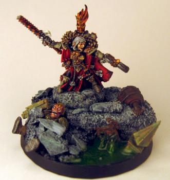 Sisters of Battle Cannoness by slorak