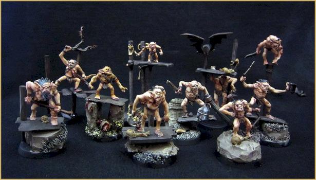 Trasgos del Hobbit / Hobbit's goblins by karavatis