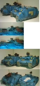 Razorback et Rhino Ultramarines by Bruce33