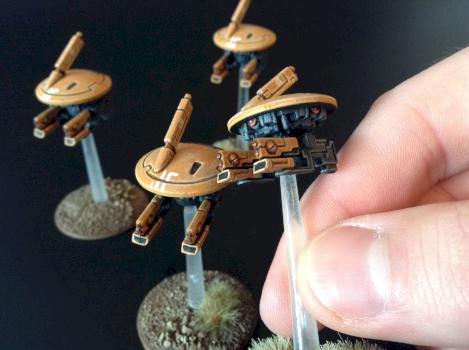 Drones, Drohnen, Tau, Warhammer 40k by Rumble-Painting