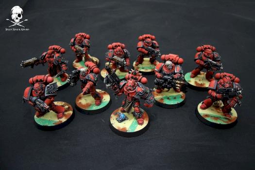 Blood Angels Tactical Squad by Jolly Roger Studio