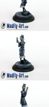 SteamPunk Jen Haley 'All the Shades of Grey' by MadFlyArtStudio