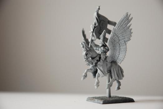 Bretonnian Pegasus Standard Bearer by Gopal