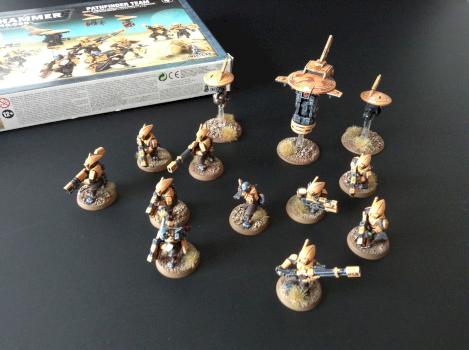 Pathfinder Team, Späherteam, Tau, Warhammer 40k by Rumble-Painting