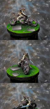 Aleph Penthesilea Amazon Biker by HellBase1