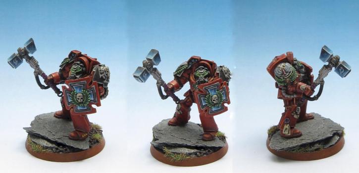 Blood Angels Terminator with Thunder Hammer by Old Mini Junky