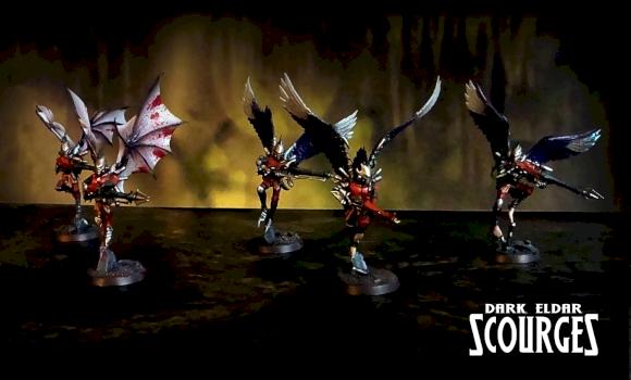 Dark Eldar Scourges by Kalin