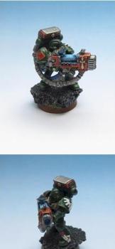 Dark Angels Marine with Heavy Plasma by Old Mini Junky