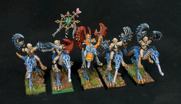 Warhammer Daemonetes on steed by Menelker
