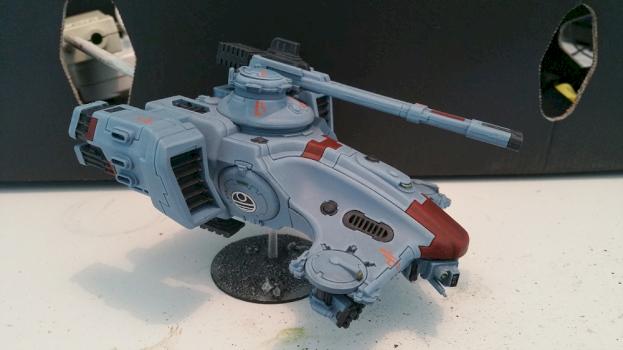 Tau Empire: HammerHead Gunship by Crosstowndonkey