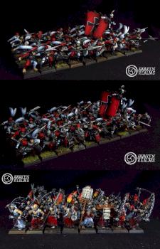 Warhammer Empire State Troops Halberdiers / Swordsmen / Flagellants by Awaken Realms