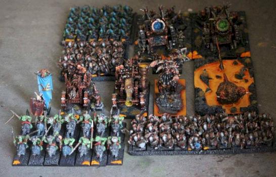 Chaos Dwarf Army by Czopsquad