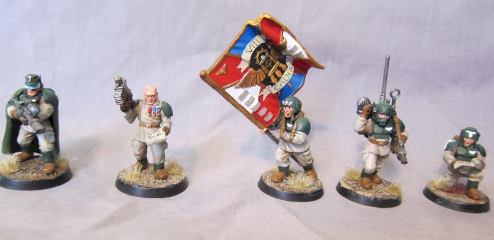 Cadian Command Squad by TigerHat